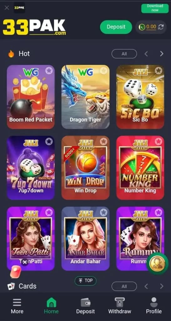 33pak game apk