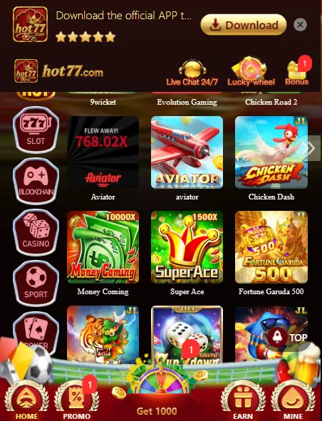 hot77 game apk